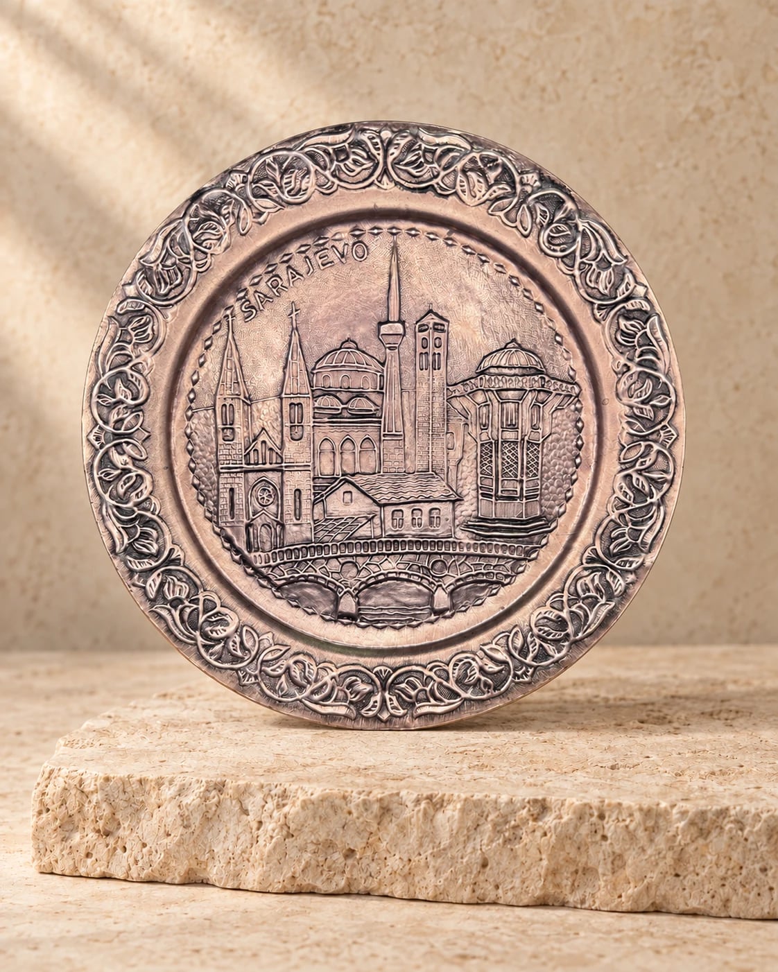 Sarajevo Panorama Decorative Plate — 1