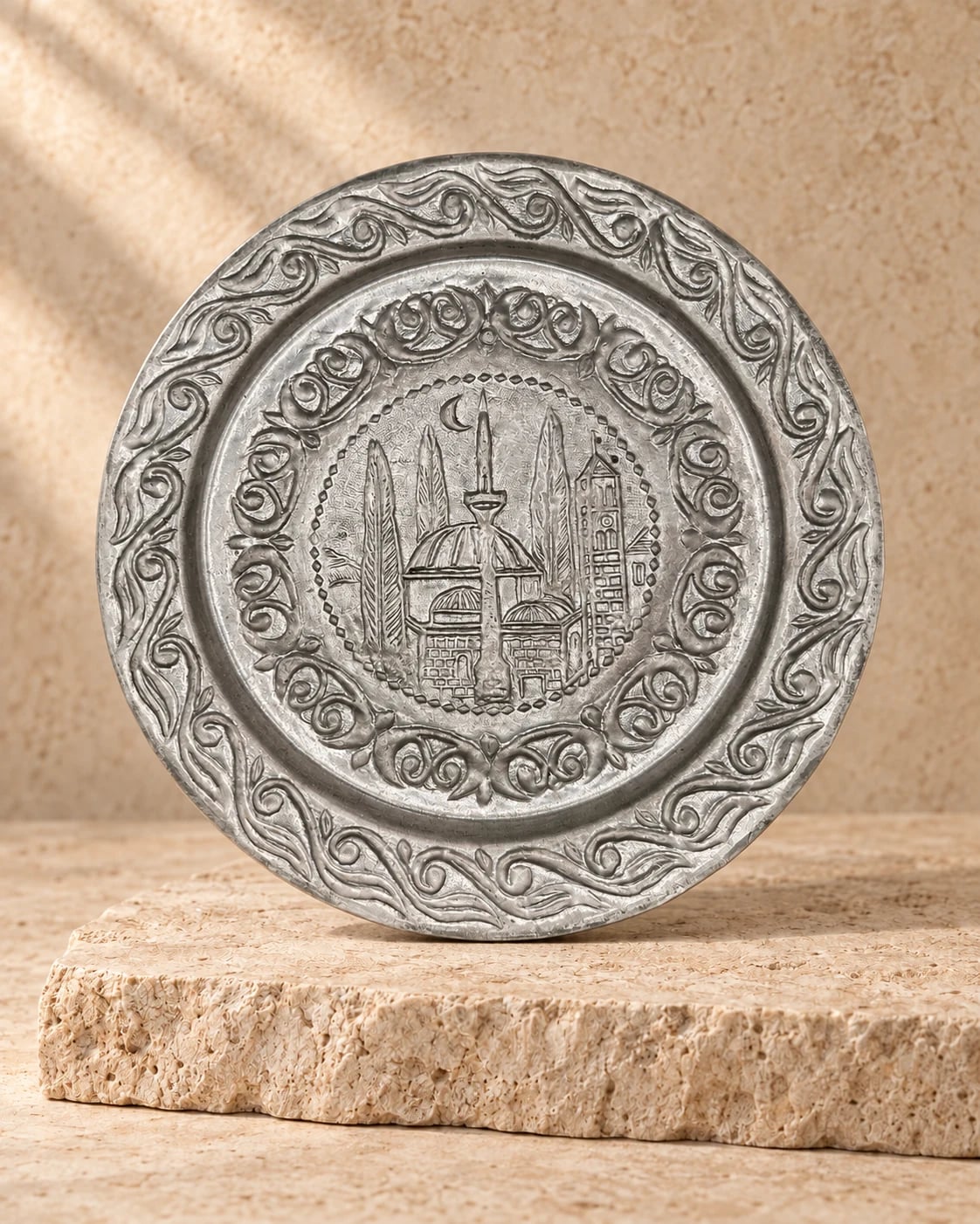 Mosque & Clock Tower Decorative Plate — 1