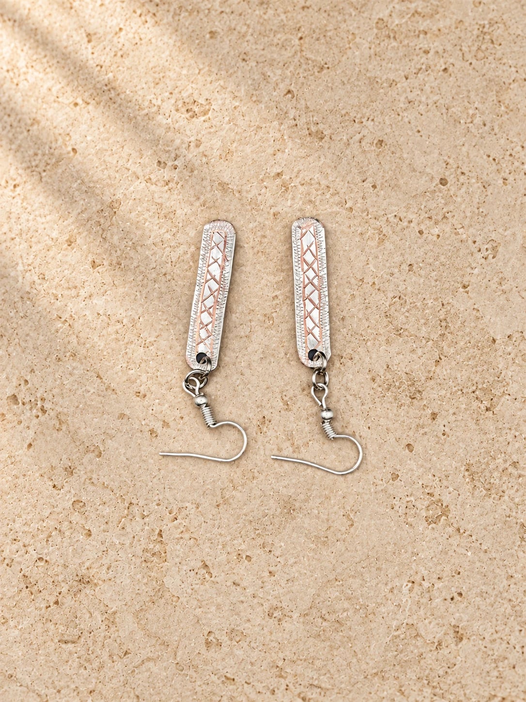 Lattice Drop Earrings — 1